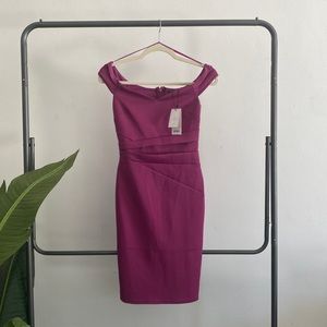 Lipsy NWT bodycon dress- purple magenta